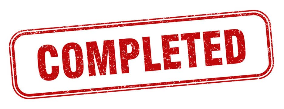 Completed Text image