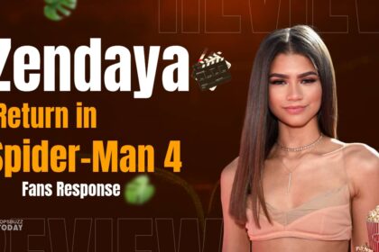 Zendaya Image and the text telling fans reaction on Zendaya's MJ's Return in Spider-Man 4